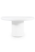 Table basse à piédestal blanche
