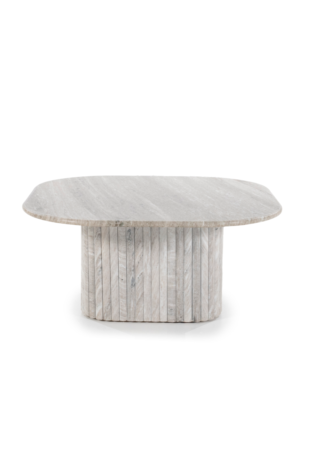 Table basse en marbre gris