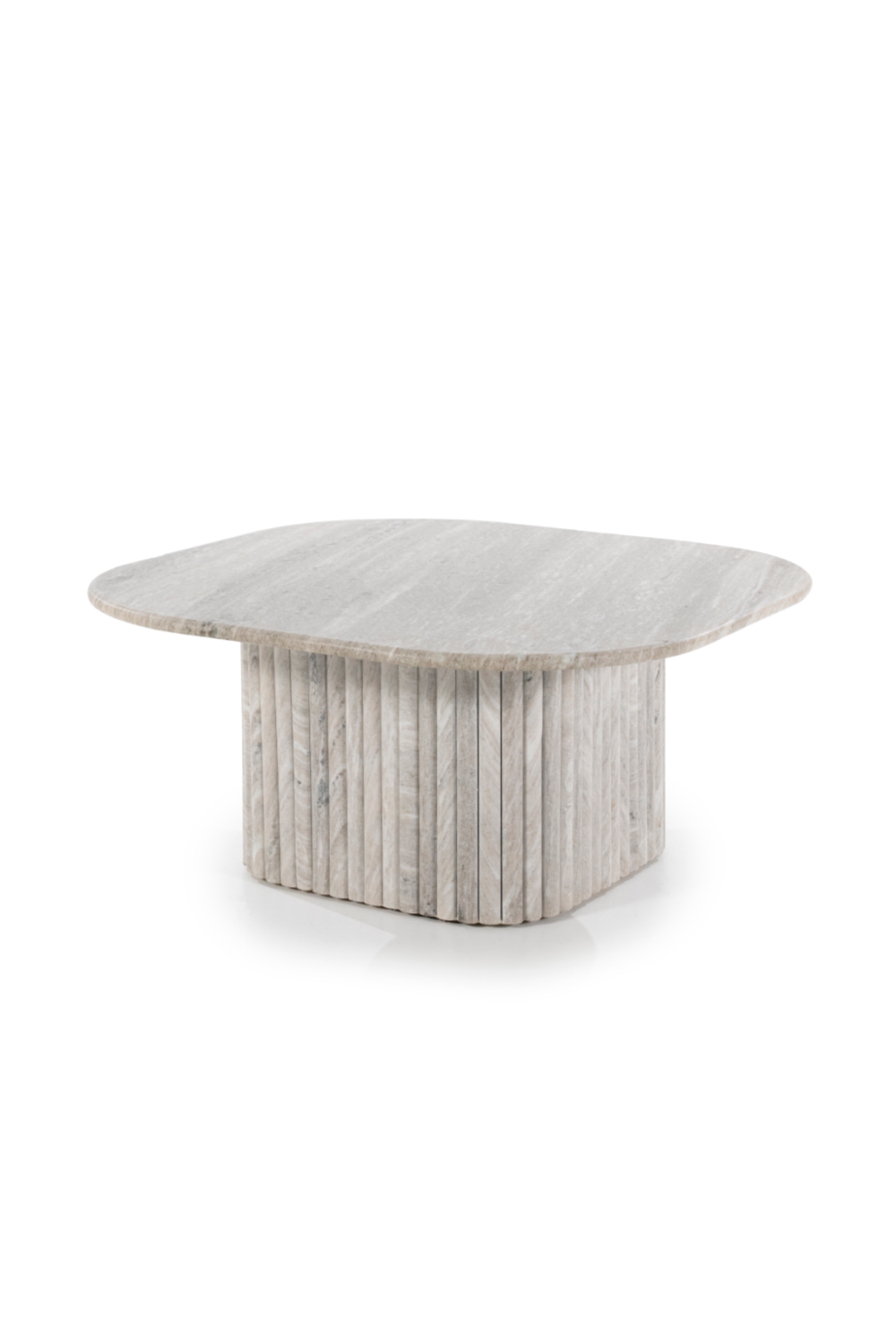 Table basse en marbre gris