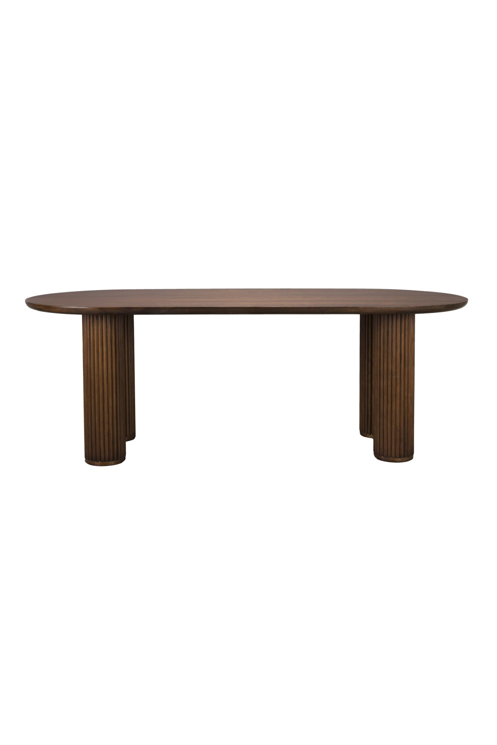 Table à manger en chêne brun
