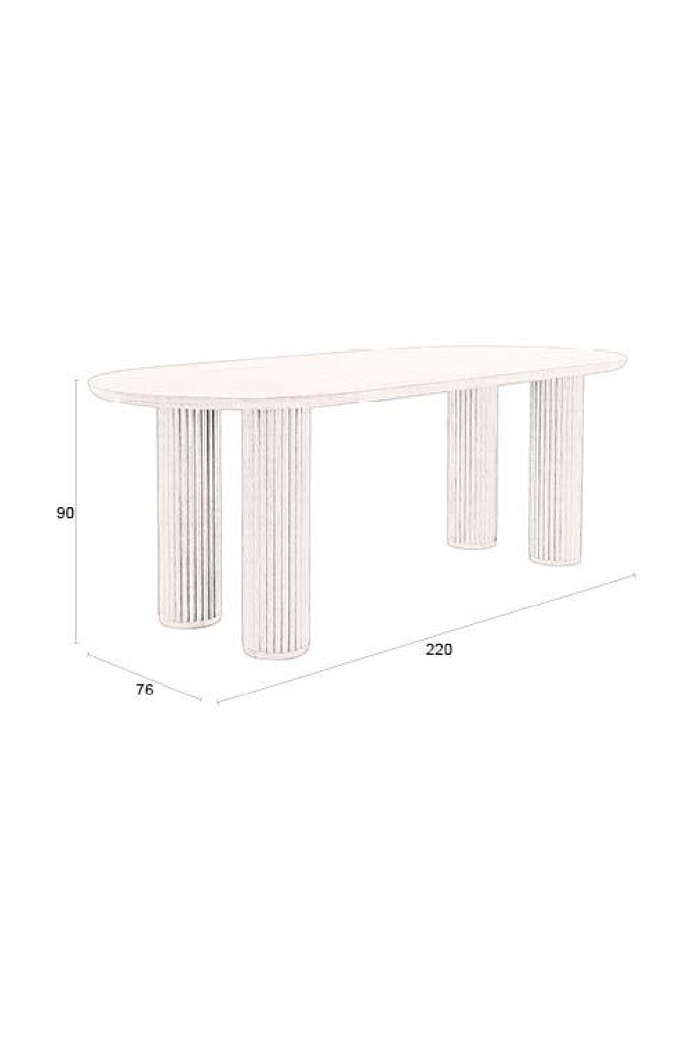 Table à manger en chêne brun
