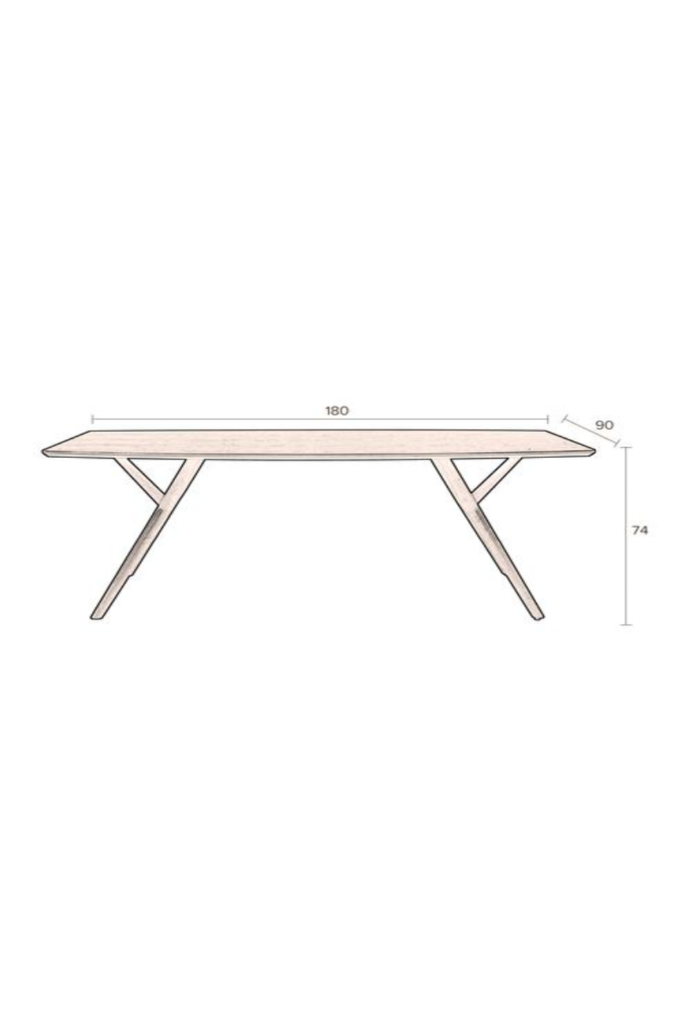 Table de salle à manger en noyer