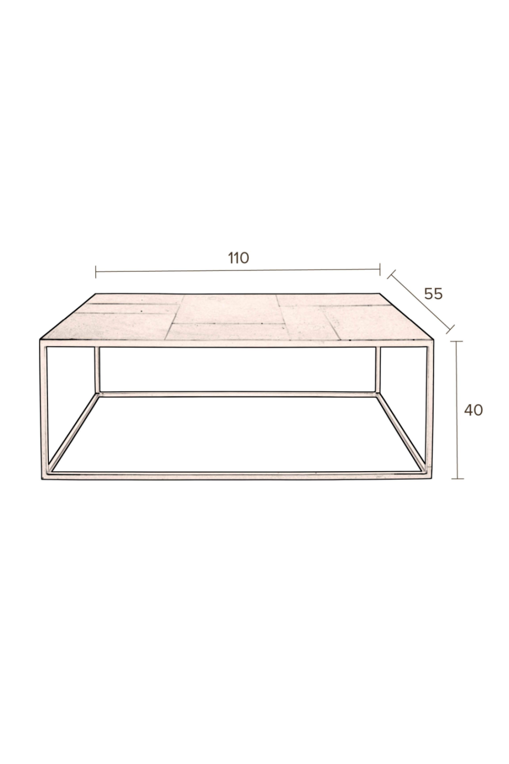 Table basse ancienne en bois