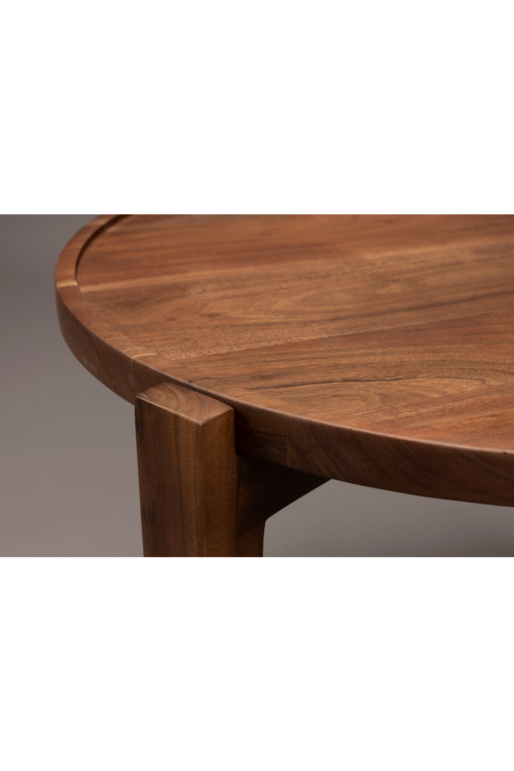 Table basse ronde Acacia