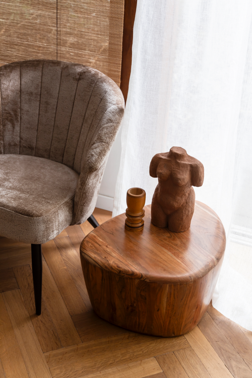 Table basse moderne Acacia