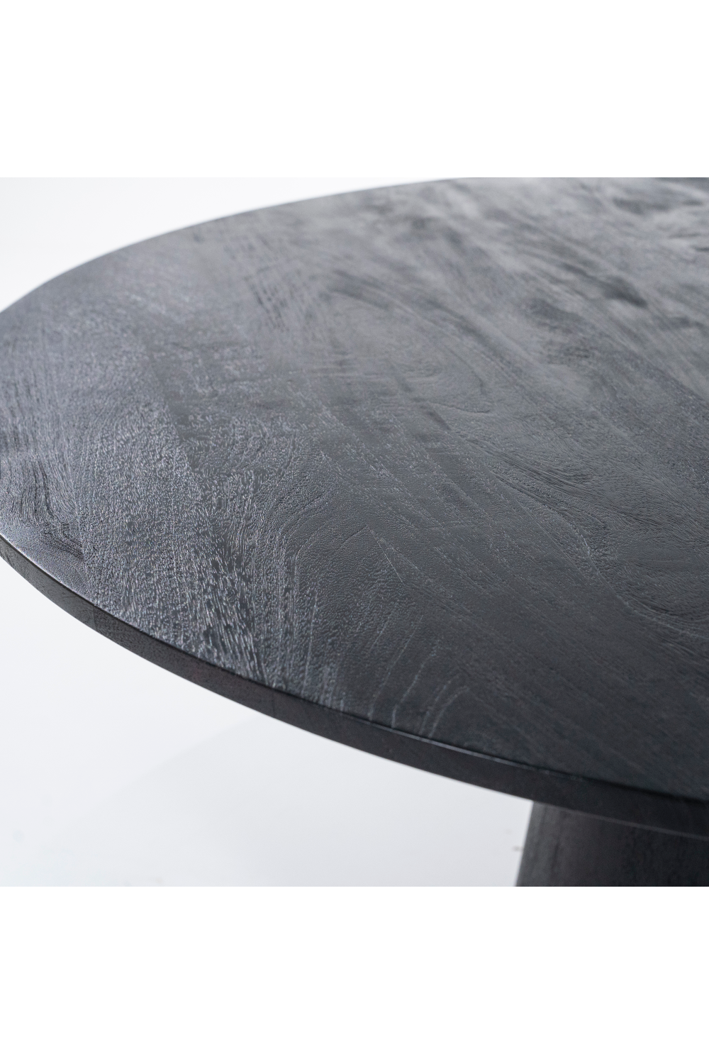 Table à manger sur pied en bois