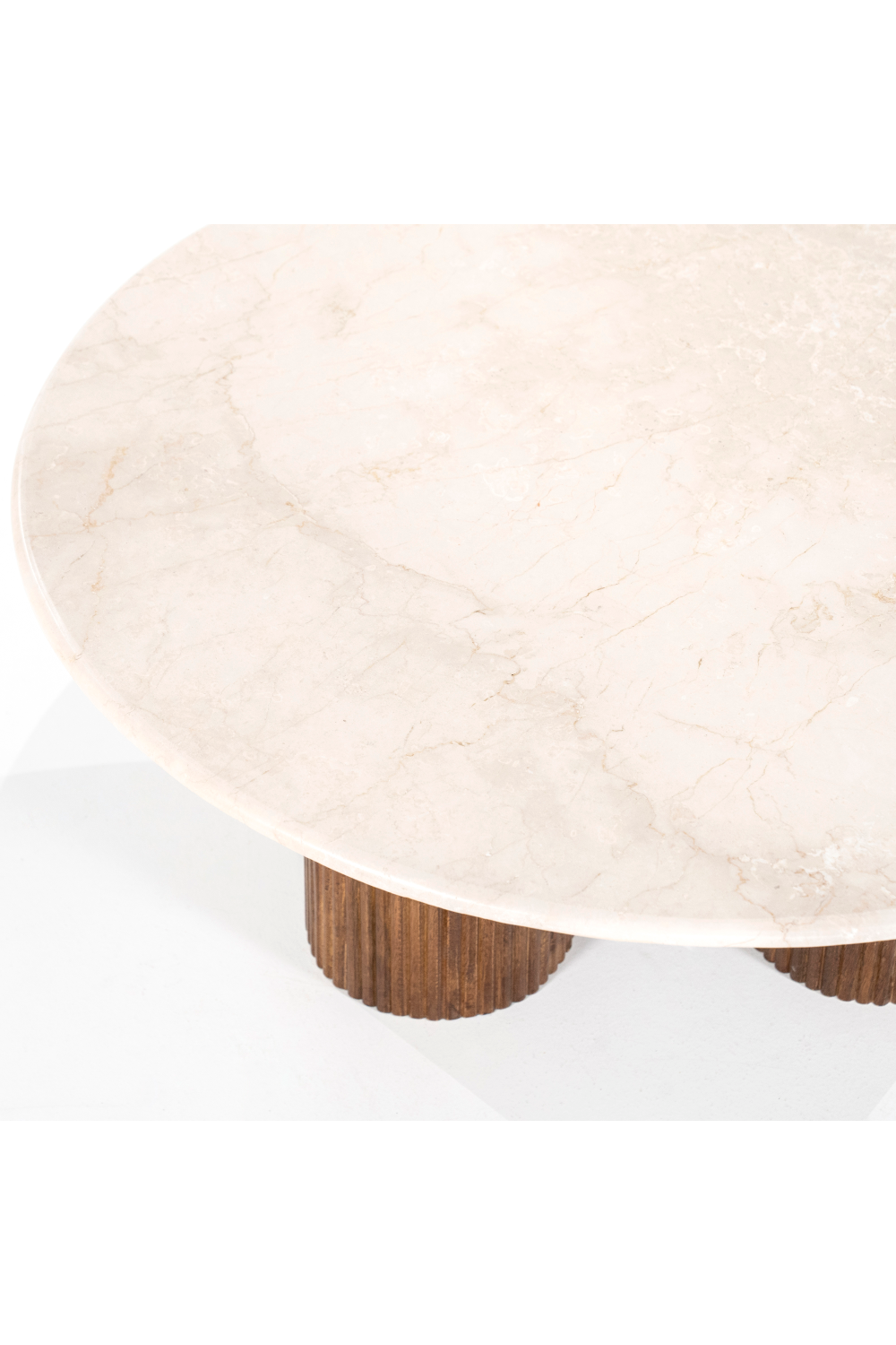 Table basse ronde en marbre