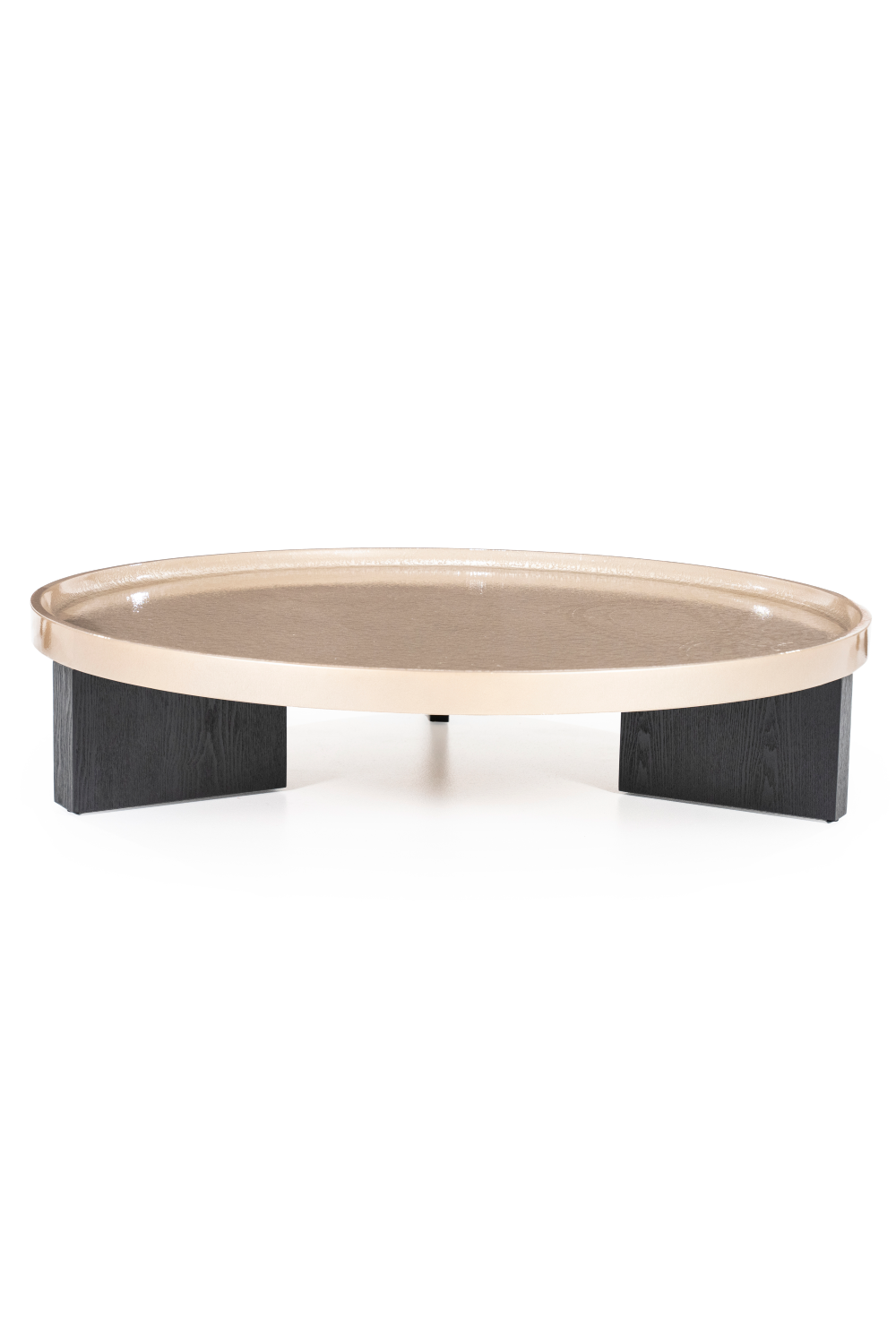 Table basse en placage de chêne L