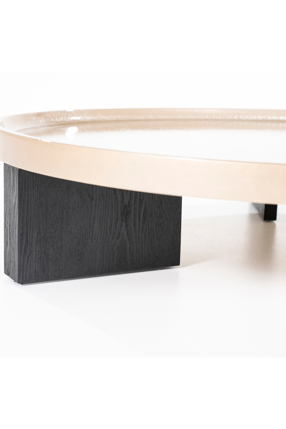 Table basse en placage de chêne L