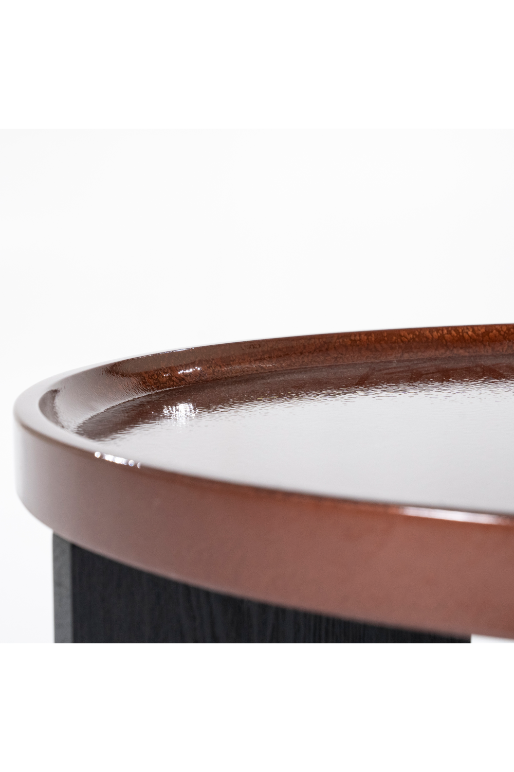 Table basse en placage de chêne S