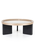 Table basse en placage de chêne S
