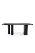 Table à manger en chêne noir