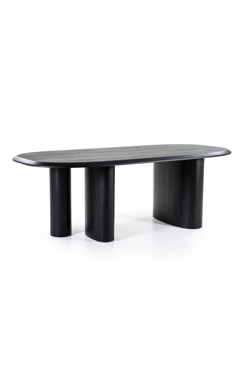 Table à manger en chêne noir