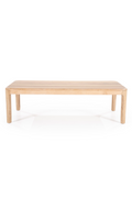 Table basse rectangulaire en chêne