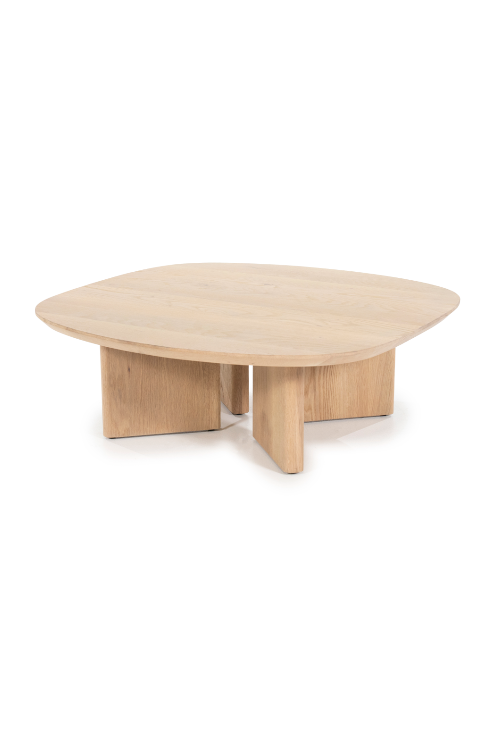 Table basse en chêne verni naturel