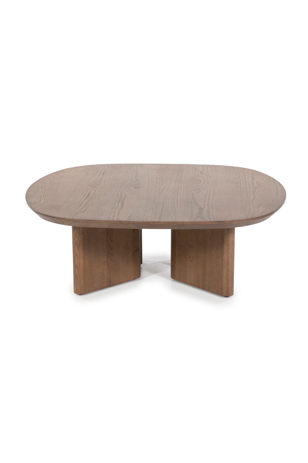 Table basse en chêne verni marron