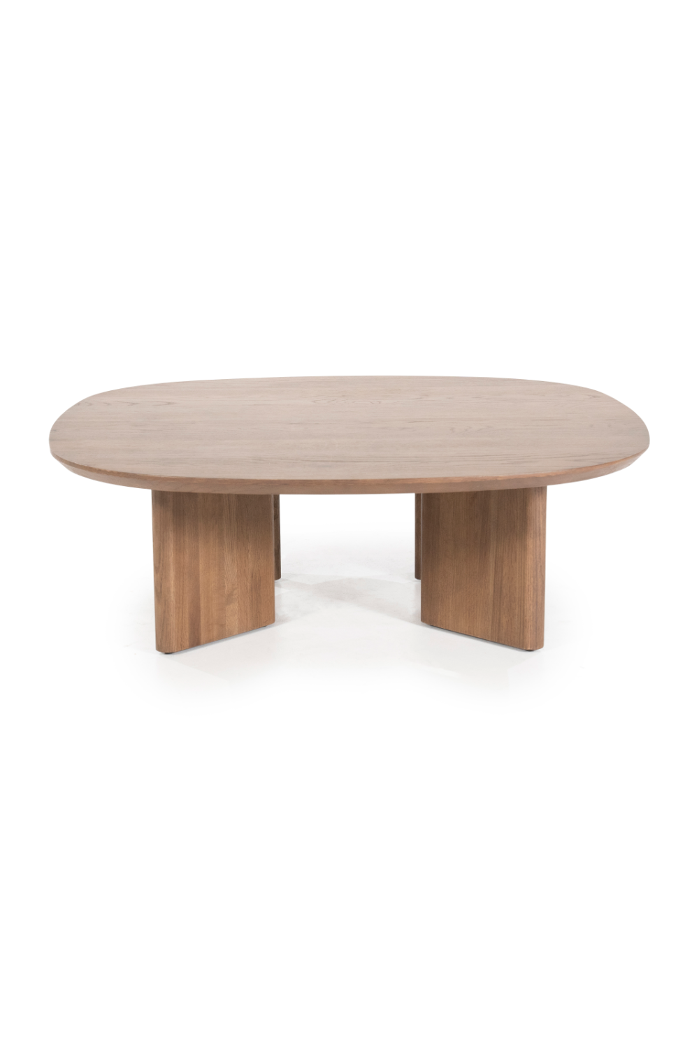 Table basse en chêne verni marron