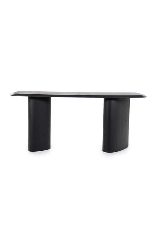 Table de comptoir en chêne noir