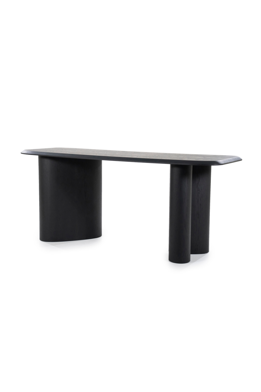 Table de comptoir en chêne noir