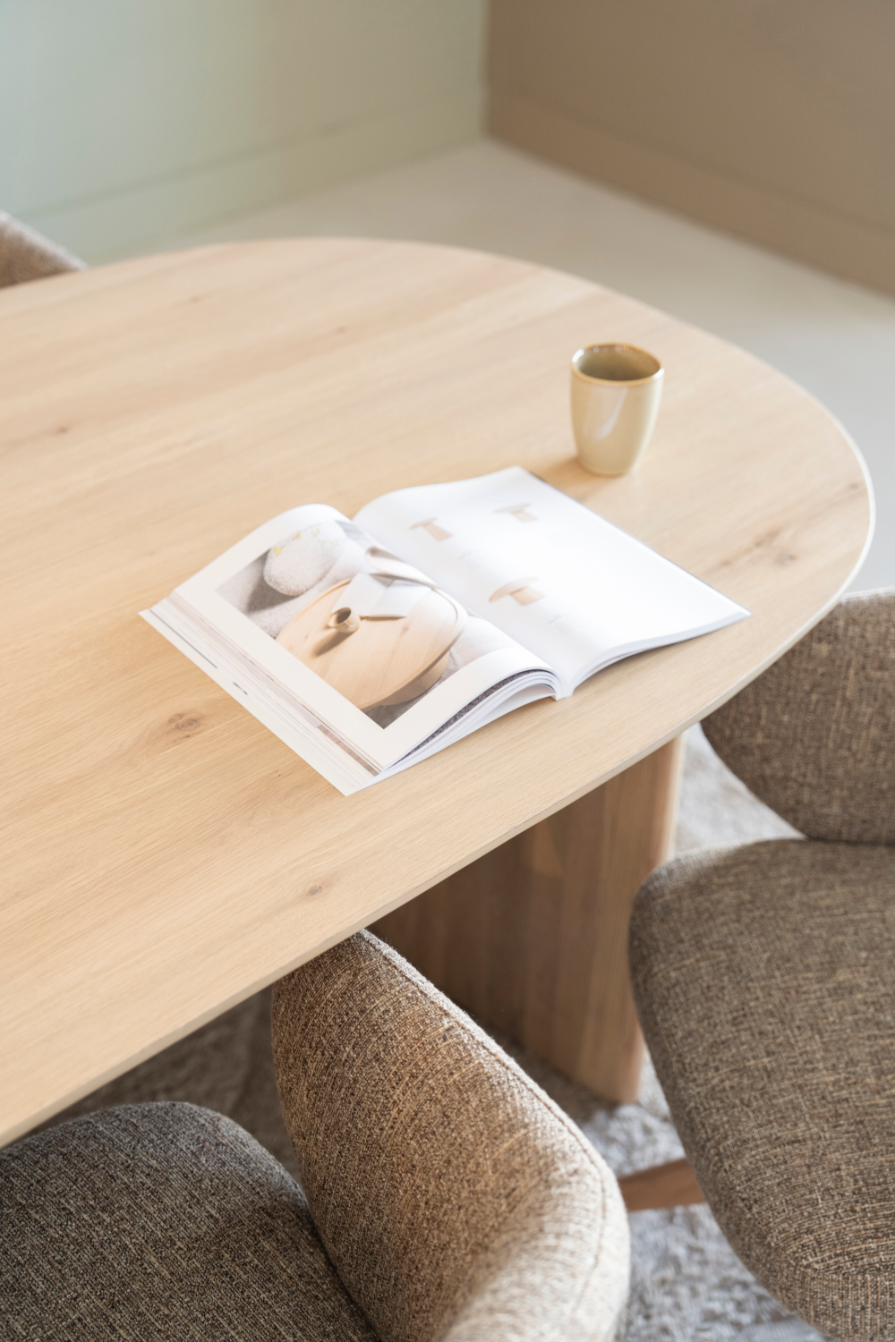 Table à manger scandinave en chêne M