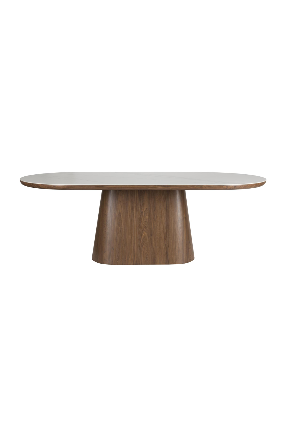 Table à manger ovale en bois