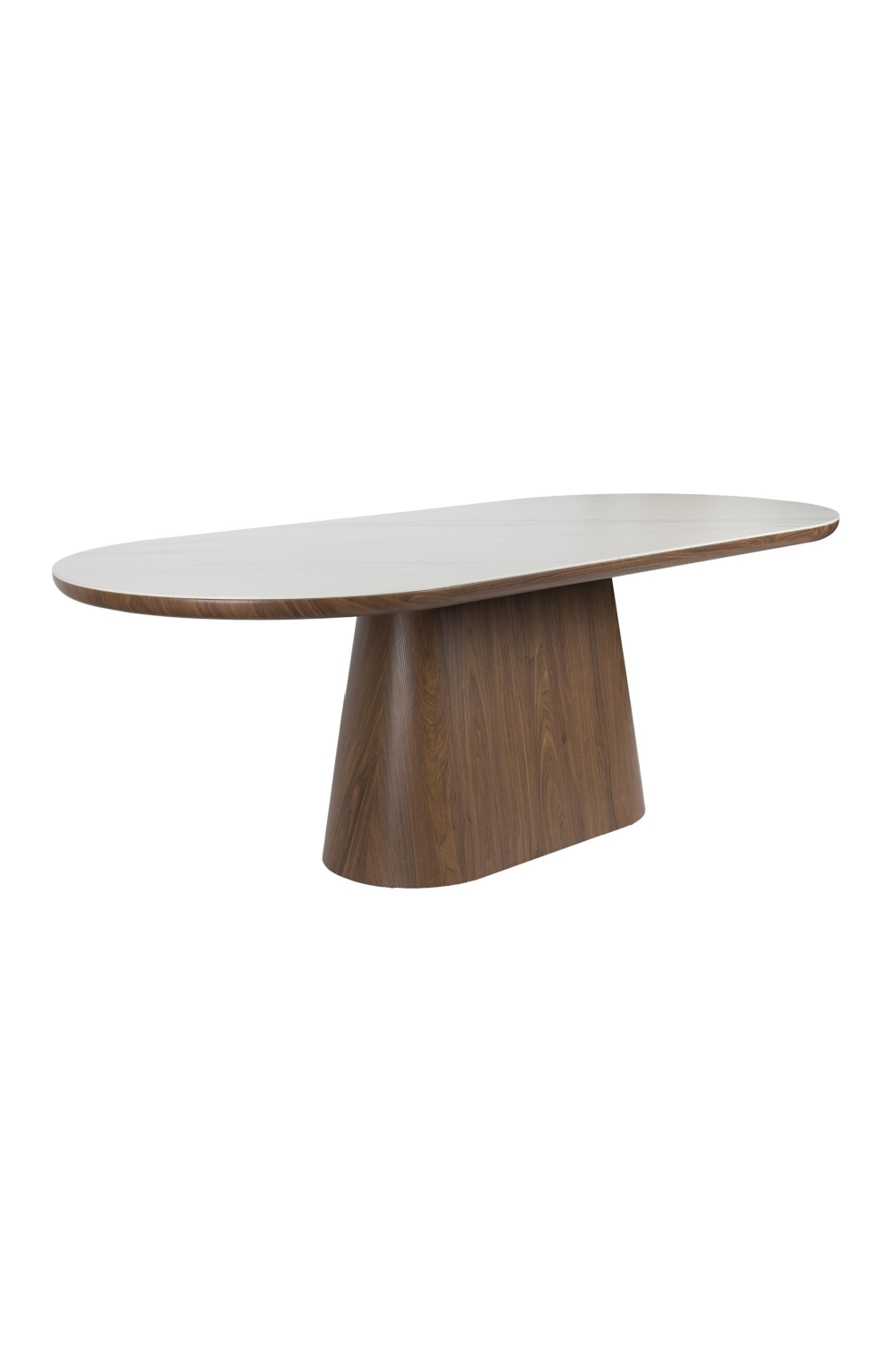 Table à manger ovale en bois