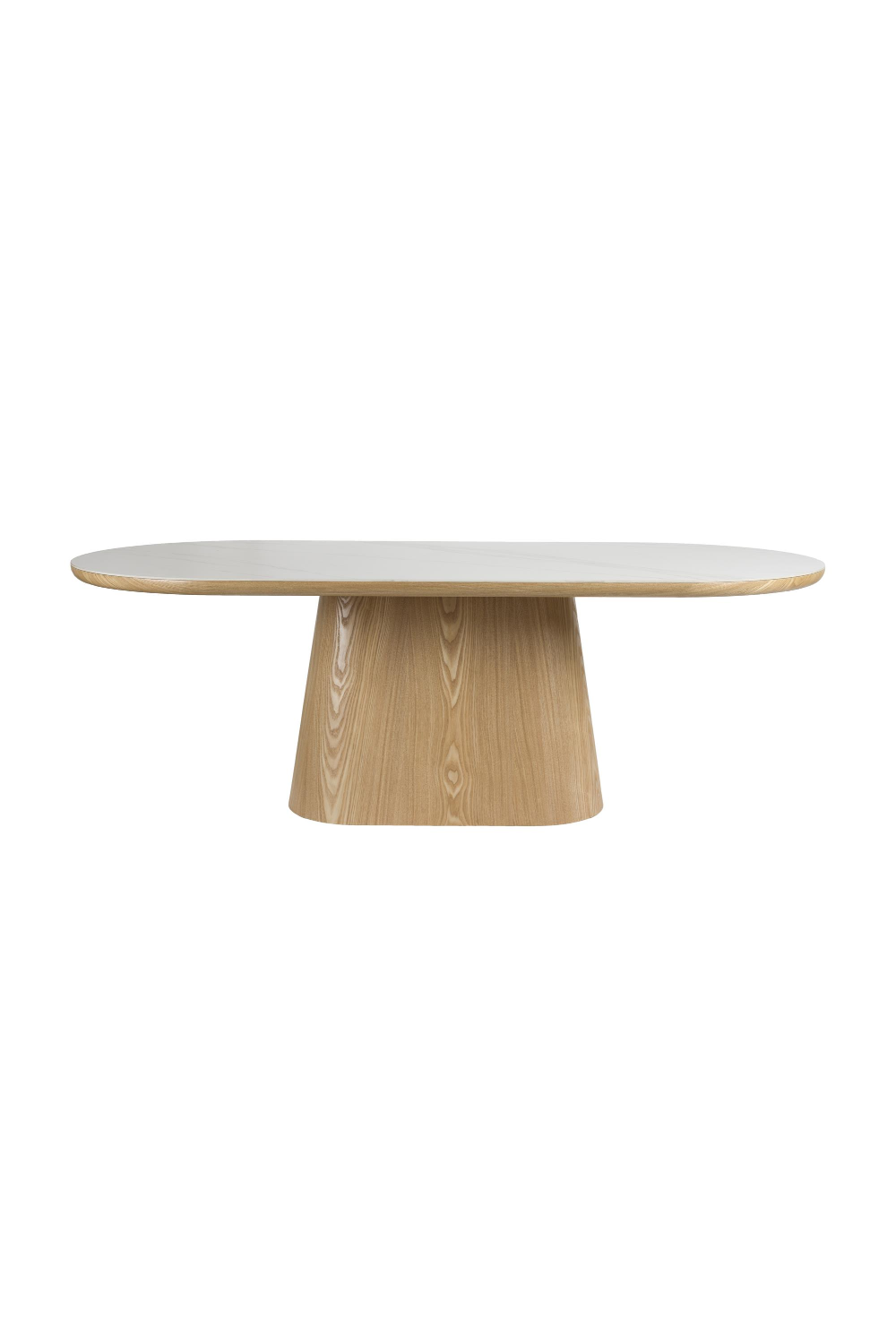 Table à manger ovale en bois