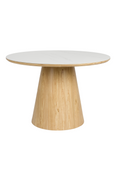 Table à manger ronde en bois