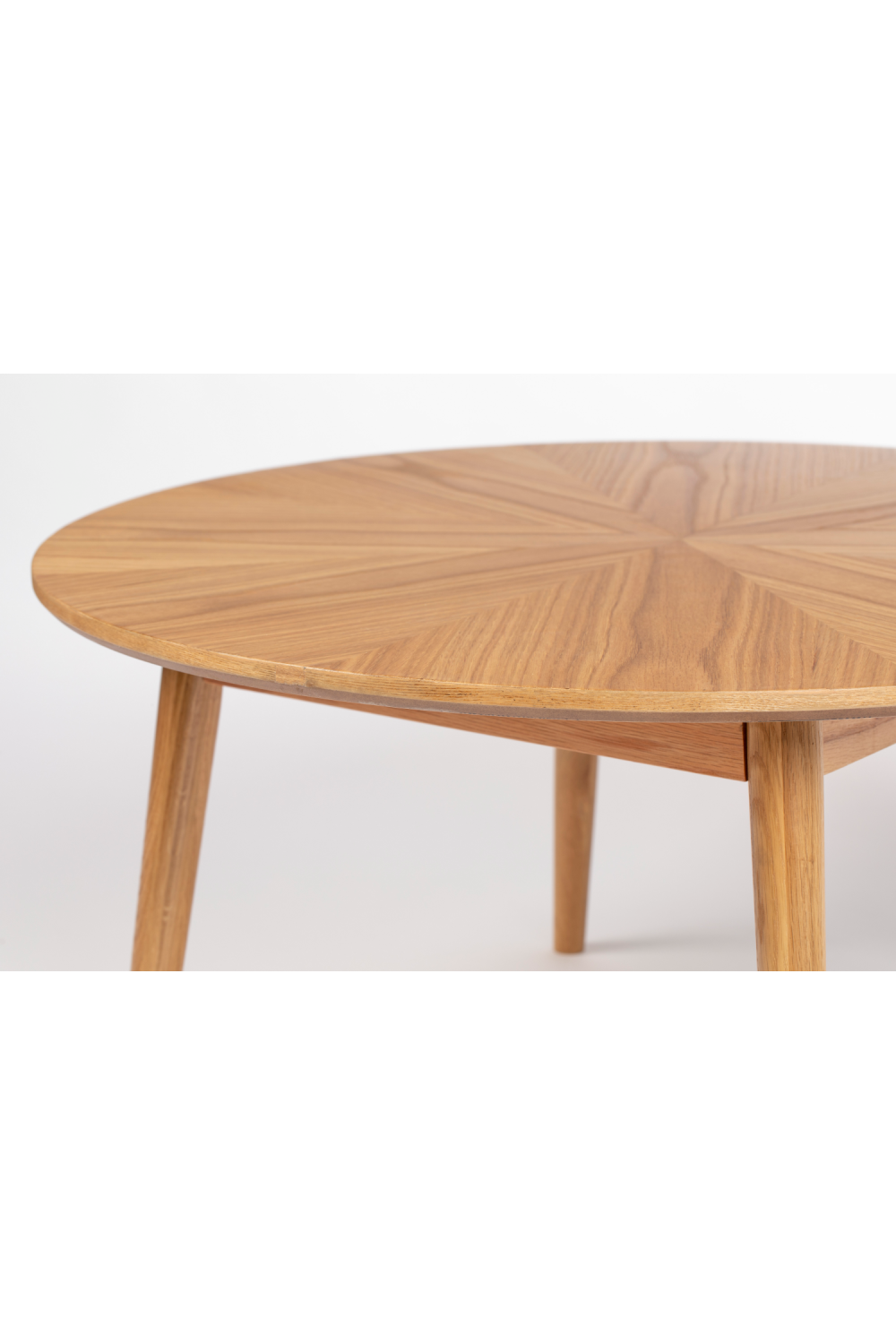 Table basse ronde en chêne