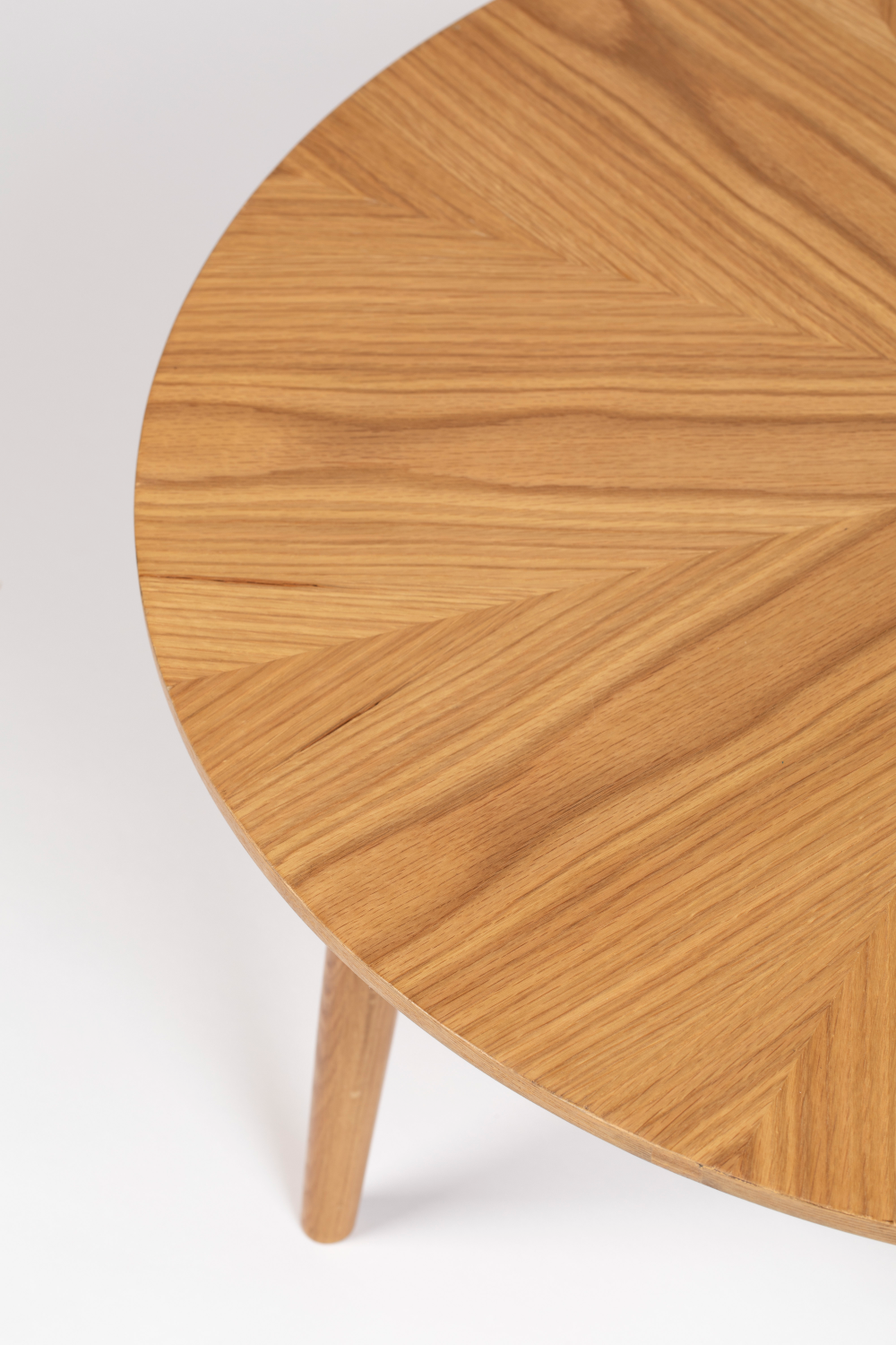 Table basse ronde en chêne