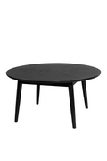 Table basse en bois noir