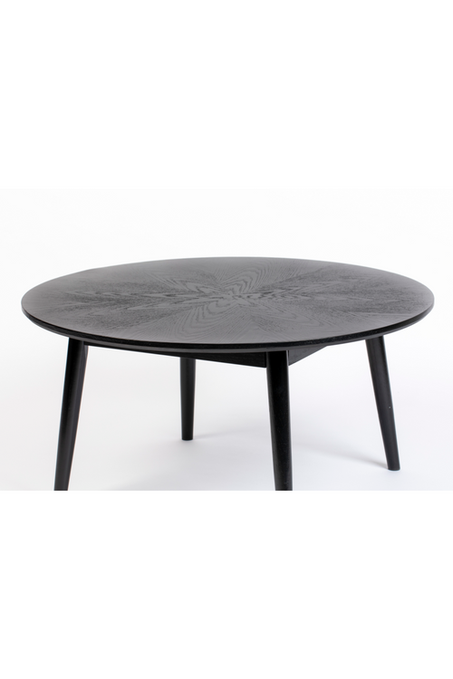 Table basse en bois noir