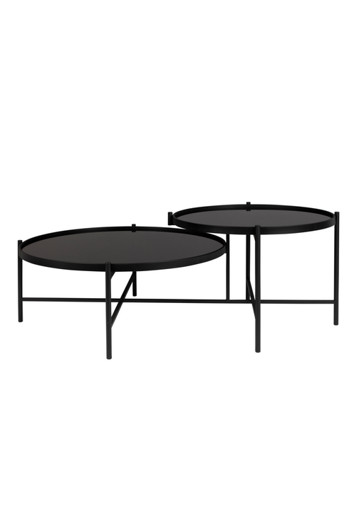 Table basse contemporaine noire