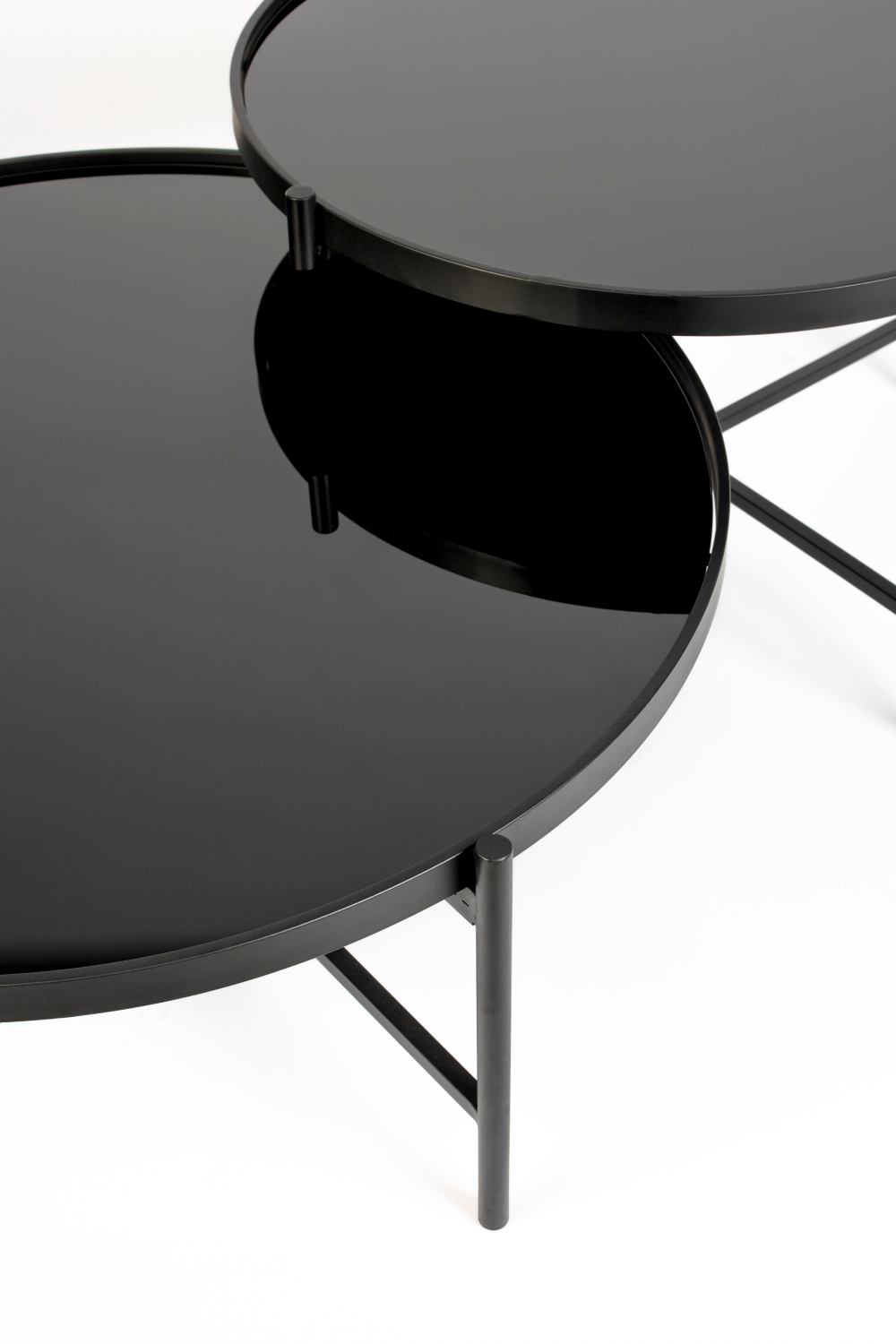 Table basse contemporaine noire