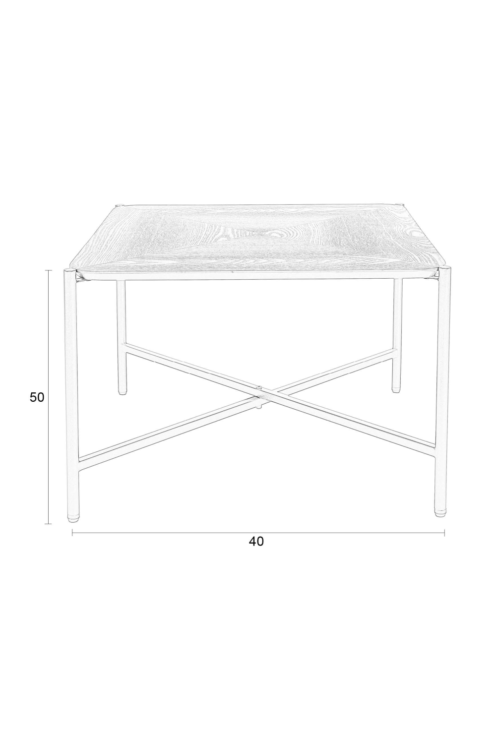 Table basse carrée