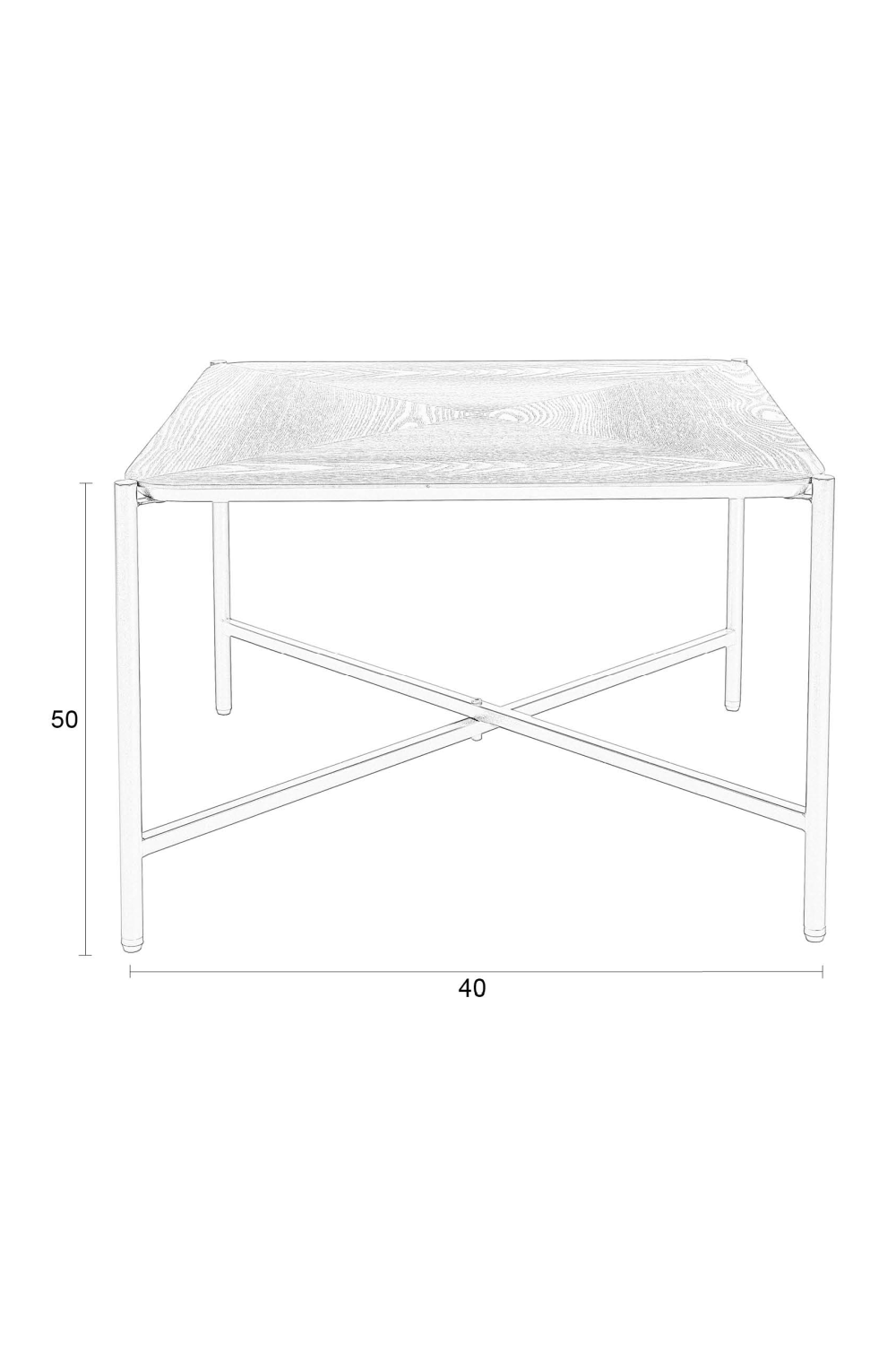 Table basse carrée