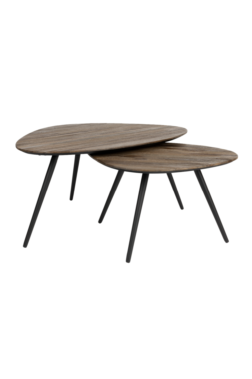 Tables basses gigognes en teck (2)