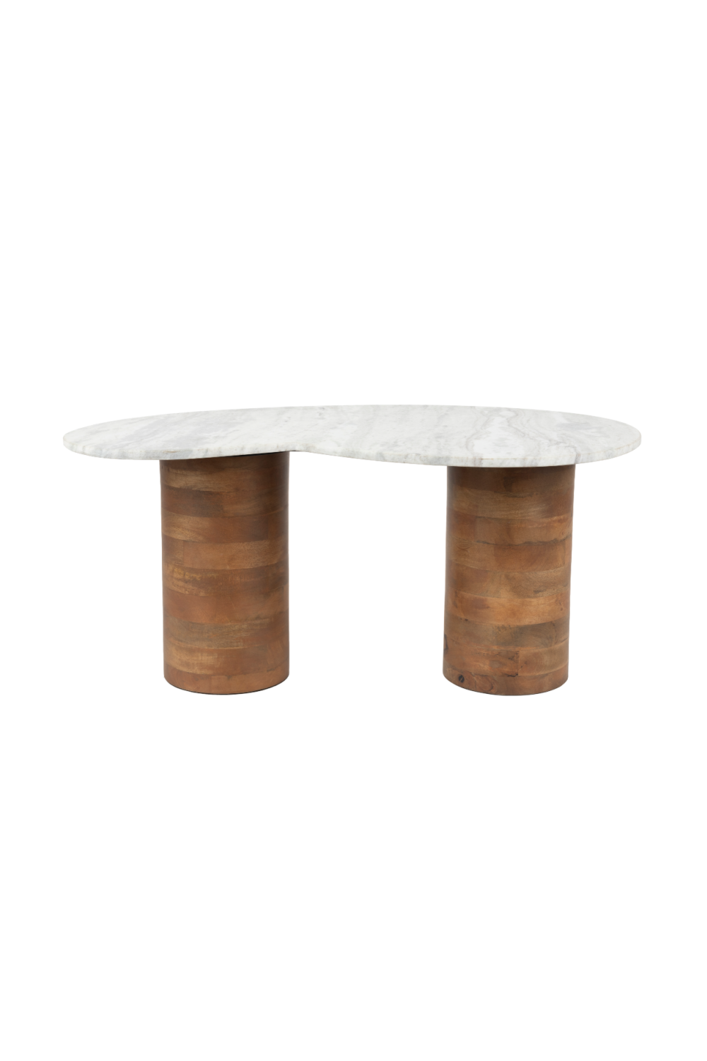 Table basse organique en marbre