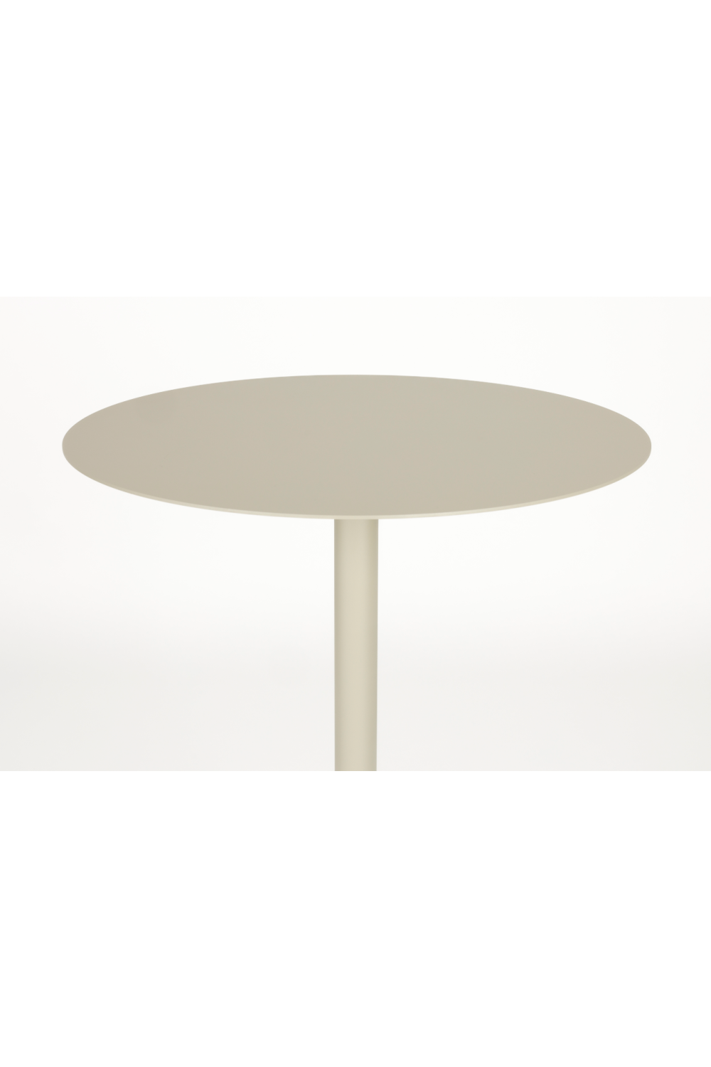 Table de bistrot ronde d'extérieur à pied central