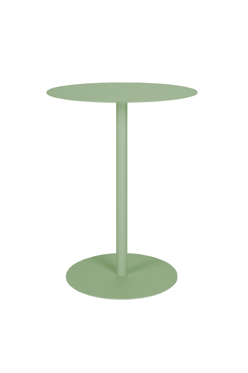 Table de bistrot ronde d'extérieur à pied central