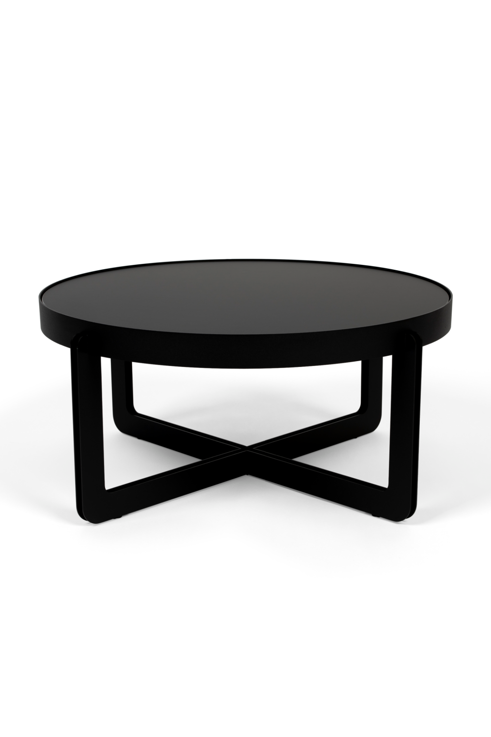 Table basse à piètement croisé