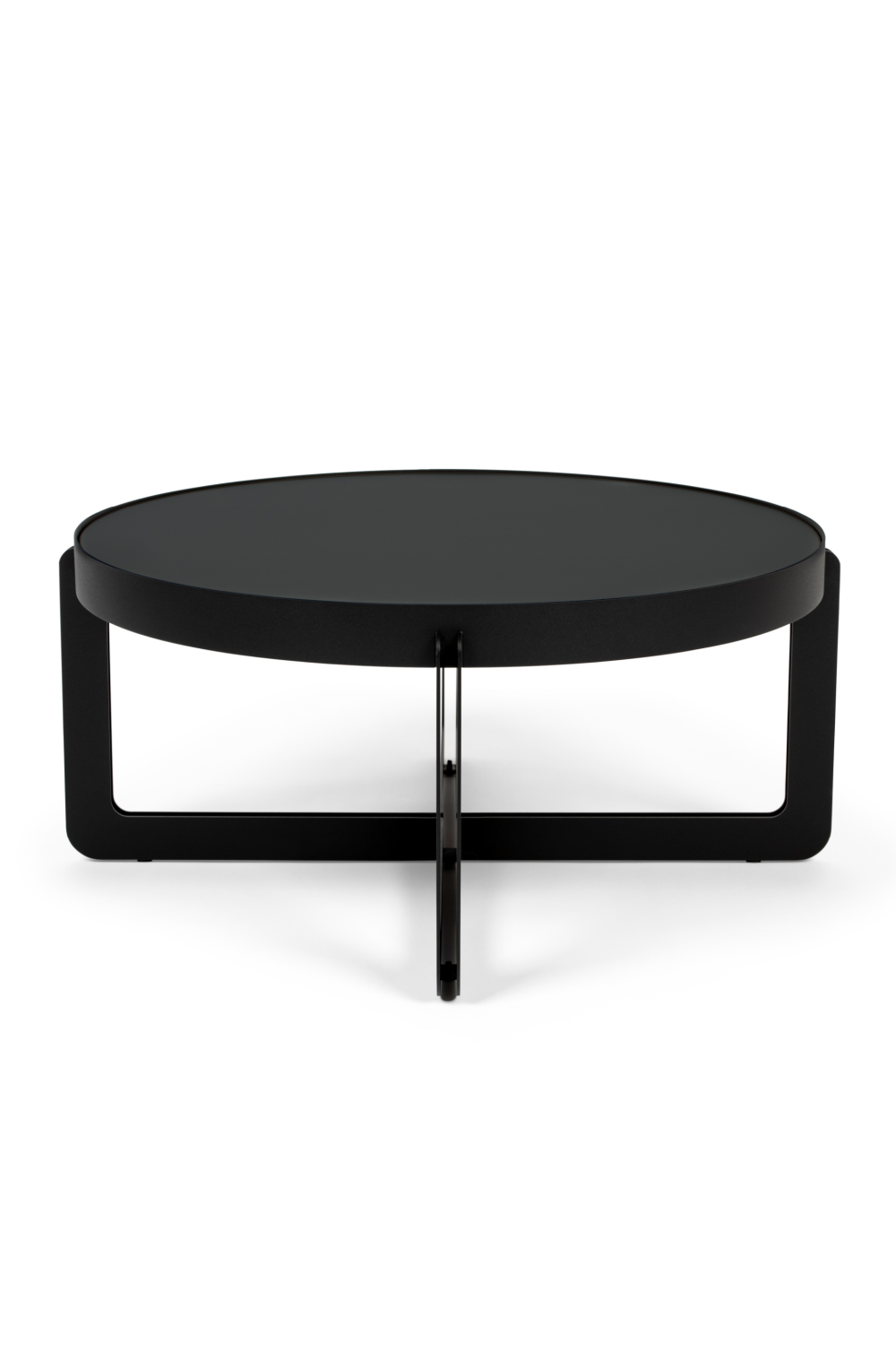 Table basse à piètement croisé