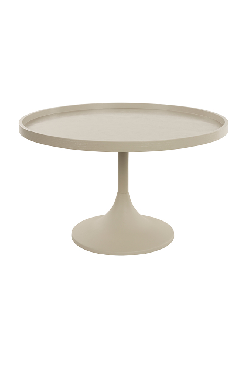 Table basse piédestal ronde