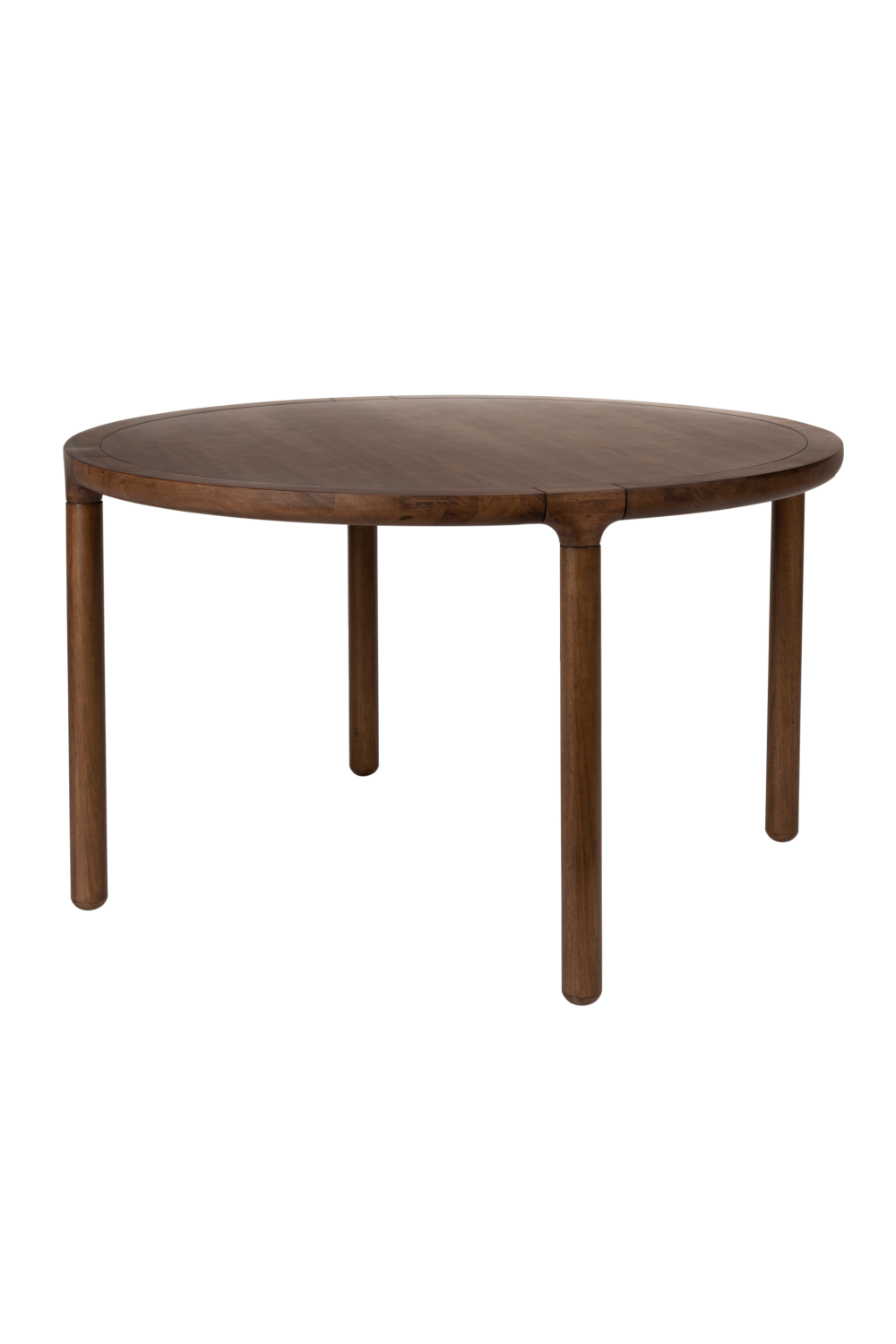 Table à manger ronde en noyer