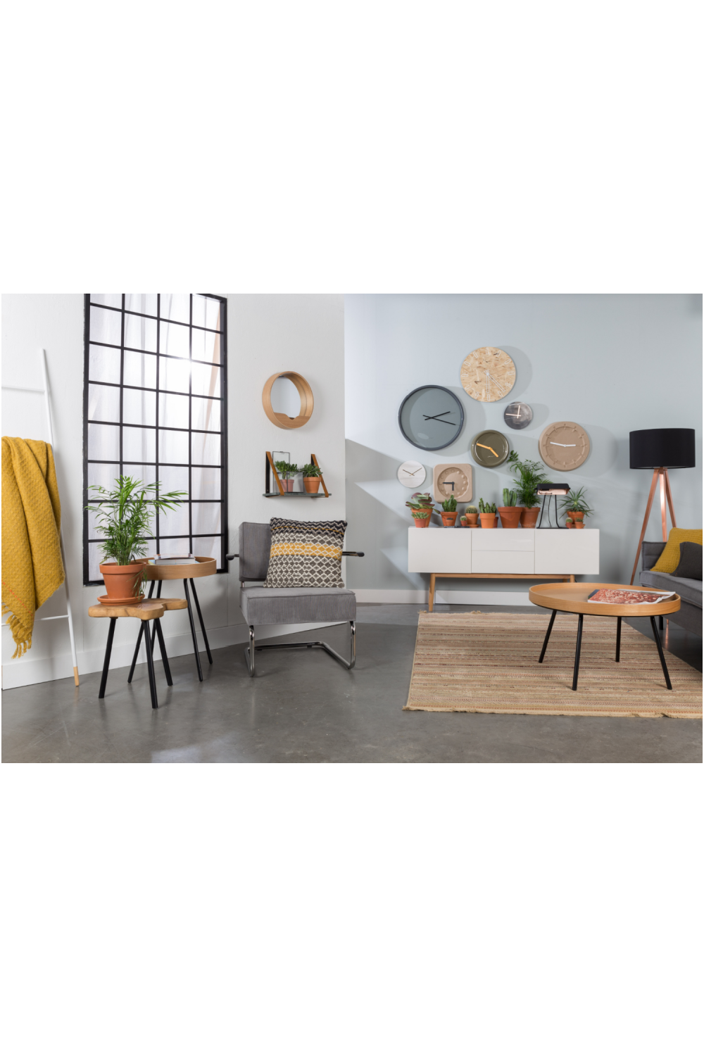 Table basse avec plateau amovible