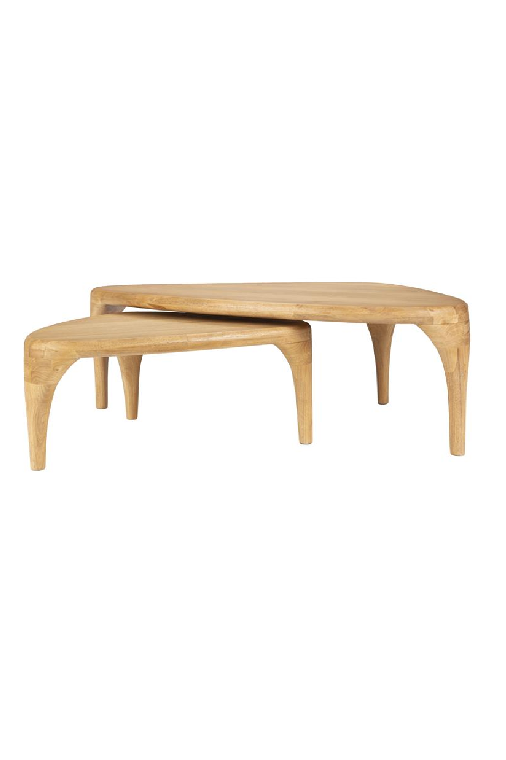 Tables basses gigognes en bois massif (2)