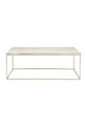Table basse en marbre gris