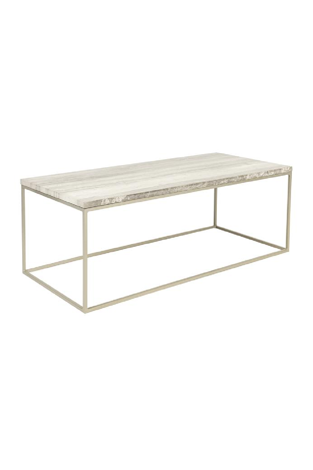 Table basse en marbre gris