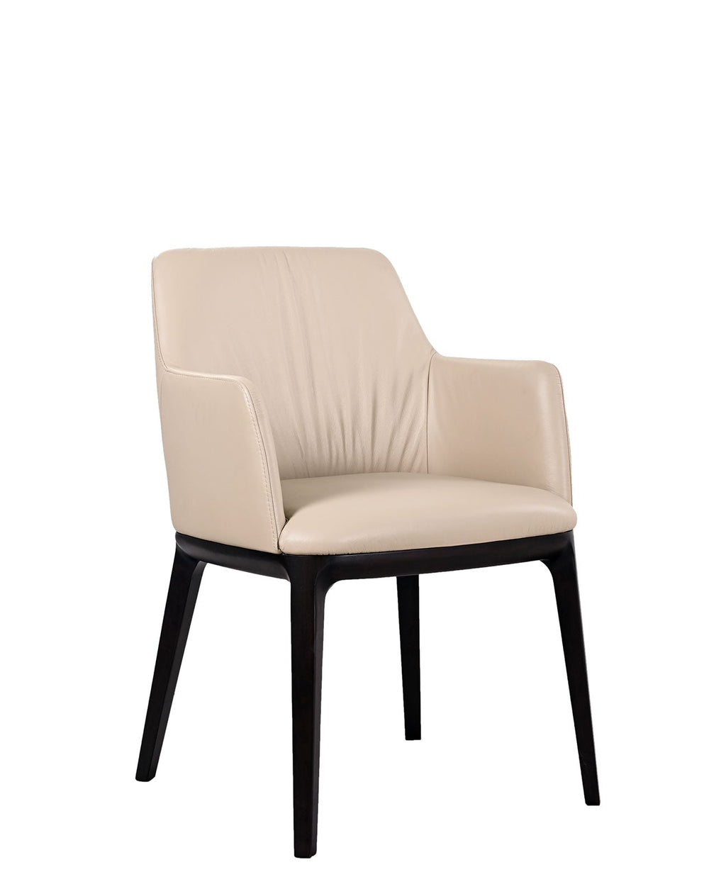 Fauteuil en cuir Osaka de couleur Moka clair 301 de J&M Furniture